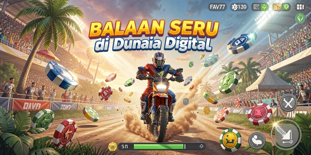Gameplay balapan FAV77 dengan grafis menakjubkan.
