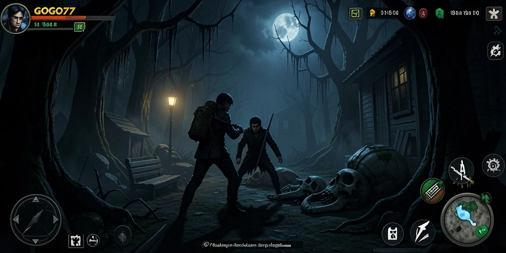Gameplay GOGO77 yang menegangkan dan penuh kegelapan.