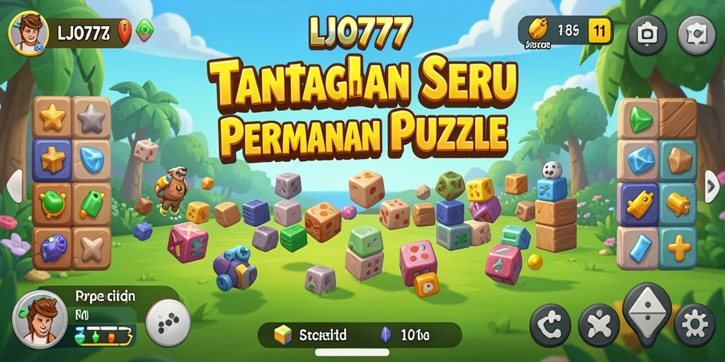 Tampilan seru gameplay LJO777 dengan teka-teki menantang.