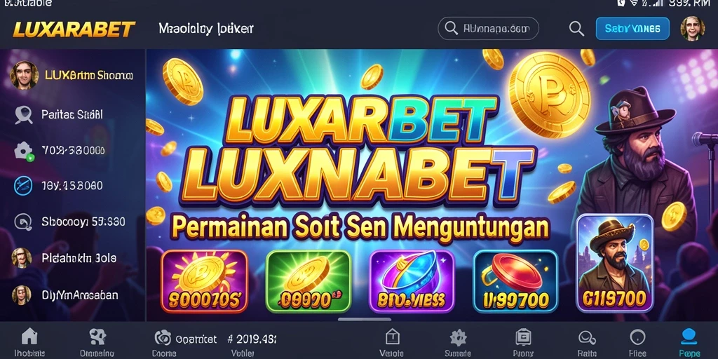Tampilan menarik dari gameplay LUXARABET Slot yang penuh warna.