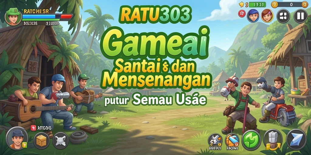 Tangkapan layar gameplay dari RATU303 yang menunjukkan keseruan bermain.