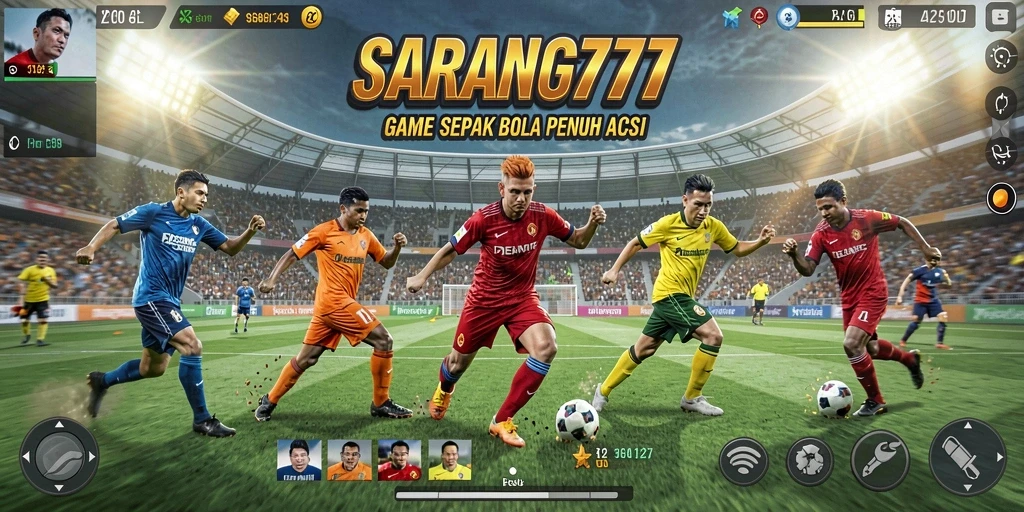 Tampilan mendebarkan saat pertandingan di SARANG777 dengan pemain beraksi.